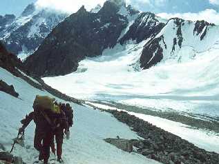 Kulak Glacier, Caucasus, Russia, 3300 m