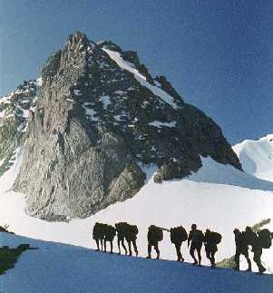 Kaznok Glacier, Fan Mountains, Tajikistan, 3900 m