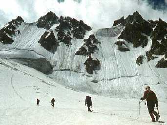 Tyutyurgu Glacier, Caucasus, Russia, 3200 m