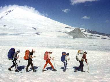 Plateau Djikaugenkez, Mount Elbrus, Caucasus, Russia, 3600 m