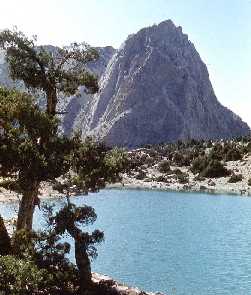 Tyoploye Lake, Fan Mountains, Tajikistan, 2800