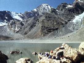 Mutnoe Lake, Fan Mountains, Tajikistan, 3450