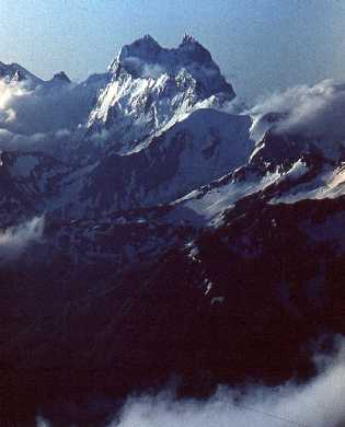 Mount Ushba, Caucasus, Georgia, 4700 m